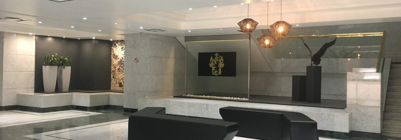 Charlie G Designs Commercial Lobby Revamp in Johannesburg South Africa